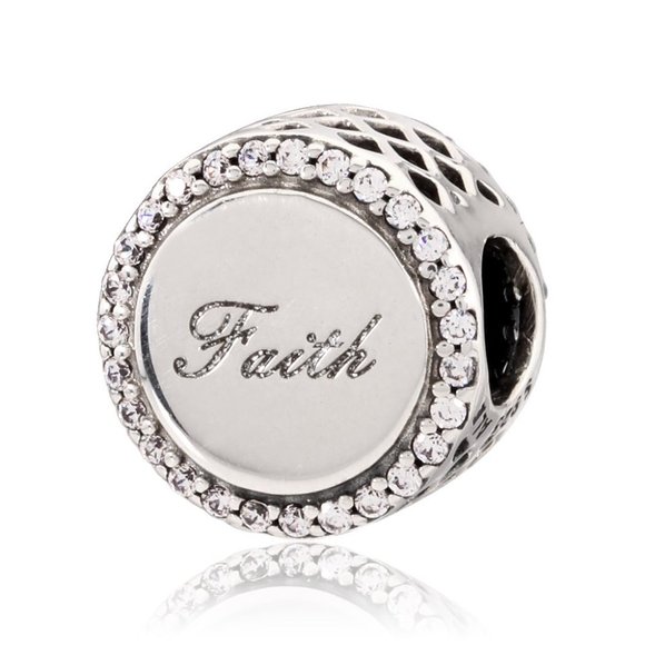 Pandora Faith Cross Charm - Picture 2 of 5